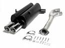 Выхлоп catback 2x80mm BMW 3er E36 2.0/2.3 TA-TECHNIX 01BM009-2