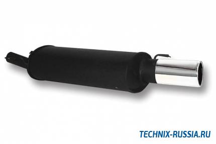 Спортивный глушитель 1x90mm Ford Fiesta IV JA/JB 1.2 16V/1.4 16V/1.8D/1.8Di TA-TECHNIX 01FO002-9