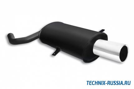 Спортивный глушитель 1x90mm Mini Cooper One R50/R53 1.6 TA-TECHNIX 01MI001-9