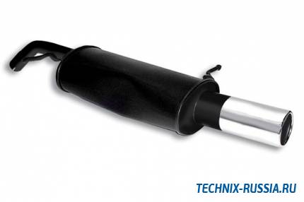 Спортивный глушитель 1x90mm Peugeot 207 1.4/1.4 16V/1.6 16V/1.4HDi/1.6HDi TA-TECHNIX 01PE003-9