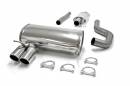 Выхлоп catback из нержавеющей стали 2x80mm BMW 3er Serie E90 / E91 1.8 / 2.0 TA-TECHNIX 02BM007-8