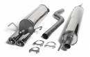 Выхлоп catback из нержавеющей стали 2x80mm Opel Astra G хетчбэк 1,4 / 1.6 / 1.8 / 2.0 / 2.2 TA-TECHNIX 02OP004-8