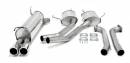 Выхлоп catback из нержавеющей стали 2x80mm Opel Omega B Caravan 2.5i / 3.0i TA-TECHNIX 02OP020-8