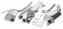 Выхлоп catback из нержавеющей стали 2x80mm Opel Omega B седан 2.5i / 3.0i TA-TECHNIX 02OP022-8