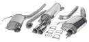 Выхлоп catback из нержавеющей стали 2x80mm Opel Omega B седан 2.5i / 2.6i / 3.0i / 3.2i TA-TECHNIX 02OP023-8