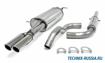 Выхлоп catback из нержавеющей стали 2x70mm Skoda Octavia 1U RS 1.8T RS TA-TECHNIX 02SK003-15