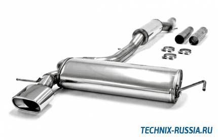 Выхлоп catback из нержавеющей стали 1x85x150mm VW Golf IV V6 4-motion V6 4-motion TA-TECHNIX 02VW004-15