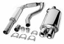 Выхлоп catback из нержавеющей стали 2x80mm VW Polo 6N 1.1 / 1.2 / 1.4 / 1.6 TA-TECHNIX 02VW009-8