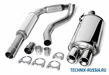 Выхлоп catback из нержавеющей стали 2x80mm VW Polo 6N 1.1 / 1.2 / 1.4 / 1.6 TA-TECHNIX 02VW009-8