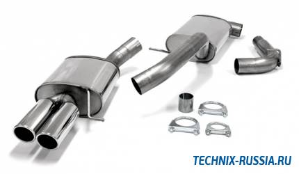 Выхлоп catback из нержавеющей стали 2x80mm VW Passat СС 1.8TSI / 2.0TFSI TA-TECHNIX 02VW014-8