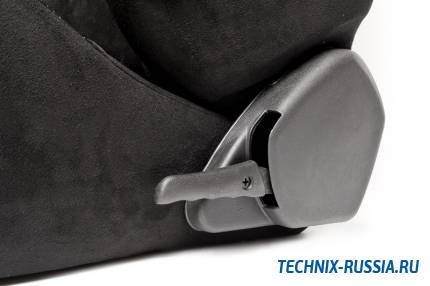 Спортивное сиденье полуковш TA-TECHNIX 117S2S-A-L алькантара черный