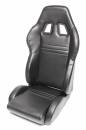 Спортивное сиденье полуковш TA-TECHNIX 117S2SW-L ткань черный