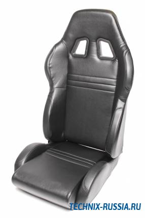 Спортивное сиденье полуковш TA-TECHNIX 117S2S-KL-R искусственная кожа черный