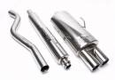 Выхлоп catback из нержавеющей стали 2 x 76mm Peugeot 106 Phase I 1.4l TA-TECHNIX EVO106AE276