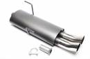 Спортивный глушитель 2x76mm DTM Peugeot 206 1,1 / 1,4 / 1,6 / 1,9 / 2,0 TA-TECHNIX EVO206ED76