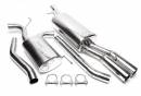 Выхлоп catback из нержавеющей стали 2 x 76mm Audi A6 C5 седан / Avant 1.8l / 2.0l TA-TECHNIX EVOA6AE276