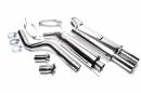 Выхлоп catback из нержавеющей стали 2x76mm Opel Kadett E TA-TECHNIX EVOAFAE276