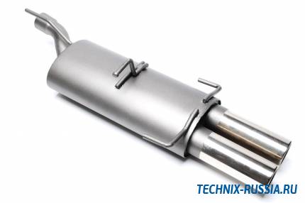 Спортивный глушитель 2x76mm Opel Astra F-CC/Kadett E-CC 1,4/1,6/1,8/2,0 TA-TECHNIX EVOAFE276