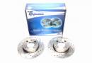 Тормозные диски 239mm с перфорацией и насечками VW Santana TA-TECHNIX EVOBS1004P