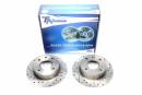 Тормозные диски 240mm с перфорацией и насечками Ford Sierra TA-TECHNIX EVOBS1017P