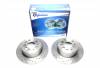 Тормозные диски 281mm с перфорацией и насечками Volvo 760/Kombi TA-TECHNIX EVOBS1049P