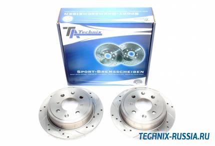 Тормозные диски 239mm с перфорацией и насечками Rover 25 TA-TECHNIX EVOBS1056P