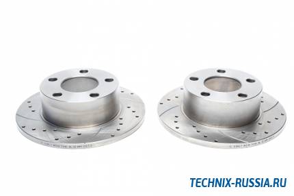 Тормозные диски 245 mm с перфорацией и насечками VW Passat B5 TA-TECHNIX EVOBS1067P