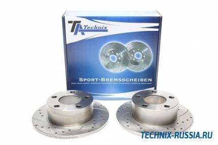 Тормозные диски 245 mm с перфорацией и насечками VW Passat B5 TA-TECHNIX EVOBS1067P