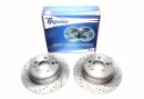 Тормозные диски 295mm с перфорацией и насечками Volvo V70 I TA-TECHNIX EVOBS1068P