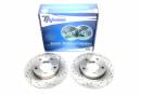 Тормозные диски 260,8mm с перфорацией и насечками Ford Probe II TA-TECHNIX EVOBS1071P