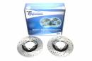 Тормозные диски 229mm с перфорацией и насечками Hyundai Pony TA-TECHNIX EVOBS1092P