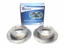 Тормозные диски 315mm с перфорацией и насечками Mitsubishi Pajero II+III TA-TECHNIX EVOBS1141P