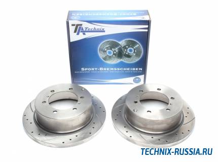 Тормозные диски 315mm с перфорацией и насечками Mitsubishi L400/Space Gear TA-TECHNIX EVOBS1141P