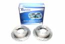 Тормозные диски 262mm с перфорацией и насечками Mitsubishi Galant TA-TECHNIX EVOBS1160P