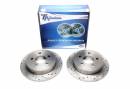 Тормозные диски 278mm с перфорацией и насечками Pontiac Trans Sport TA-TECHNIX EVOBS1186P
