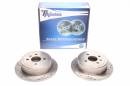 Тормозные диски 258mm с перфорацией и насечками Daewoo Nubira TA-TECHNIX EVOBS1200P