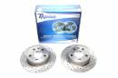 Тормозные диски 268mm с перфорацией и насечками VW Sharan TA-TECHNIX EVOBS1216P
