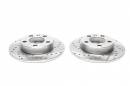 Тормозные диски 232 mm с перфорацией и насечками Audi TT 8N Roadster TA-TECHNIX EVOBS1243P