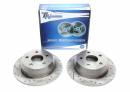 Тормозные диски 305mm с перфорацией и насечками Jeep Grand Cherokee II TA-TECHNIX EVOBS1264P