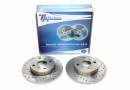 Тормозные диски 238mm с перфорацией и насечками Toyota Corolla E10 Wagon TA-TECHNIX EVOBS1265P