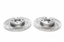 Тормозные диски 257 mm с перфорацией и насечками Alfa Romeo 145/146 TA-TECHNIX EVOBS1277P