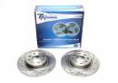Тормозные диски 260mm с перфорацией и насечками Volvo 440K TA-TECHNIX EVOBS1278P