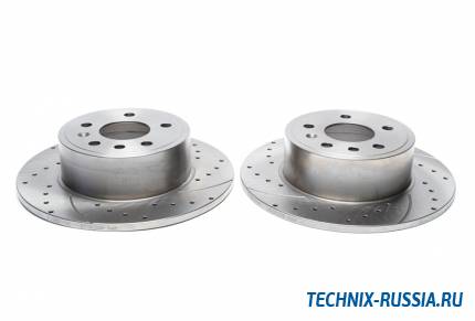 Тормозные диски 286 mm с перфорацией и насечками Opel Vectra B TA-TECHNIX EVOBS1297P