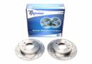 Тормозные диски 258mm с перфорацией и насечками Hyundai Lantra II Wagon TA-TECHNIX EVOBS1324P