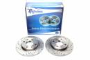 Тормозные диски 247mm с перфорацией и насечками Peugeot 206+ TA-TECHNIX EVOBS1338P