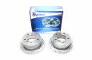 Тормозные диски 258 mm с перфорацией и насечками VW LT II TA-TECHNIX EVOBS1369P