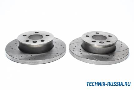 Тормозные диски 282 mm с перфорацией и насечками VW T4 TA-TECHNIX EVOBS1375P
