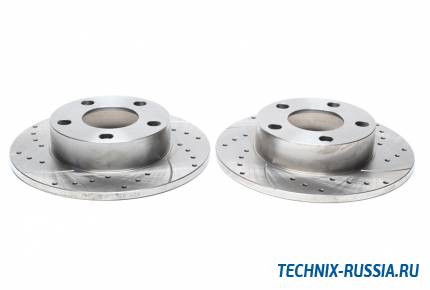 Тормозные диски 245 mm с перфорацией и насечками VW Passat B5 Variant TA-TECHNIX EVOBS1391P