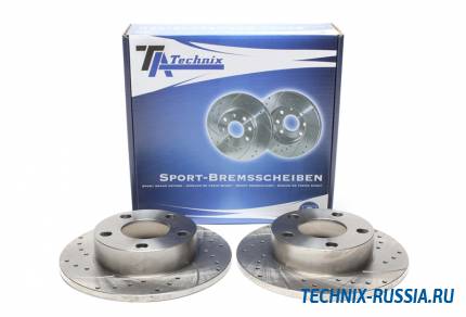 Тормозные диски 245 mm с перфорацией и насечками VW Passat B5 Variant TA-TECHNIX EVOBS1391P