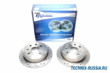 Тормозные диски 257mm с перфорацией и насечками Chevrolet Lacetti TA-TECHNIX EVOBS1440P